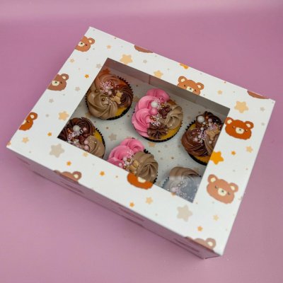 Simply Making Simply Making Krabice na cupcake - Medvídci 2 ks – Zboží Dáma