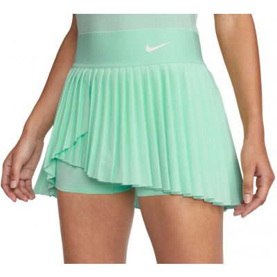 Nike tenisová sukně Dri fit advantage zelená – Zboží Dáma