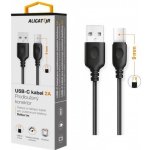 Aligator DKAC82BK USB-C s prodlouženým konektorem, 2A, 1m – Zboží Mobilmania