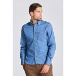 Gant D1. košile slem denim shirt modrá – Zboží Mobilmania