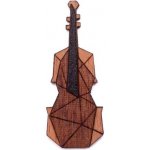BeWooden dřevěná brož Violin BR81