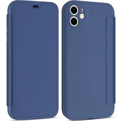 Pouzdro AppleKing flipové silikonové s kapsou na kartu iPhone 11 Pro Max - modré – Zbozi.Blesk.cz