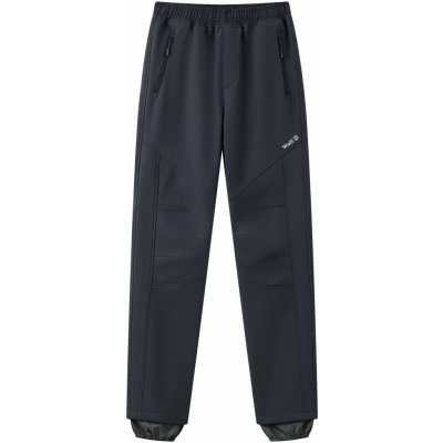 Wolf B2498 softshellové kalhoty zateplené tmavě šedá – Zboží Dáma