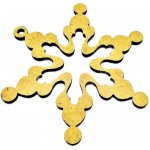 Daily ART Výřez z HDF vločka průměr 8 cm na zavěšení – Hledejceny.cz