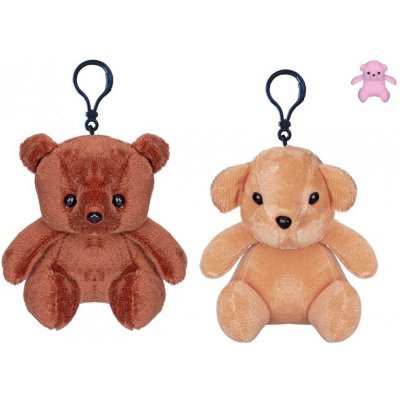Přívěsek na klíče Medvídek plyšový 10 cm mix barev – Sleviste.cz