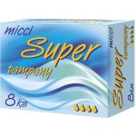 Micci menstruační tampony Super 8 ks – Zboží Dáma