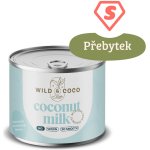 Wild and Coco Bio Kokosové mléko 200 ml – Sleviste.cz