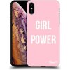 Pouzdro a kryt na mobilní telefon Apple Pouzdro Picasee silikonové Apple iPhone XS Max - Girl power čiré