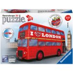 Ravensburger 3D puzzle Londýnský autobus Doubledecker 216 ks – Zboží Dáma