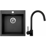 Sinks G374 Set VIVA 455 + VITALIA černá matná – Hledejceny.cz