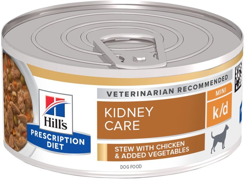 Hill’s Prescription Diet Adult Dog K/D Kidney Care Stew Chicken & Vegetable 24 x 156 g