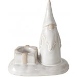 Boltze Home Svícen se skřítkem na jednu svíčku SLAVKO, výš, 11 cm, porcelán šedá – Hledejceny.cz