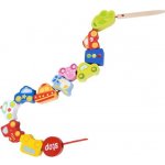 Teddies Provlékačka zvířátka Krtek dřevo 10ks v krabici 35x26cm – Hledejceny.cz