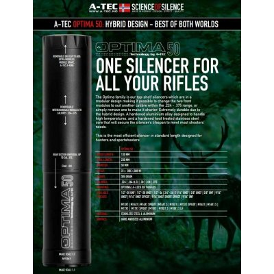 A-TEC OPTIMA 50 modulový do 6,5mm na závit 1/2"-28 UNEF – Hledejceny.cz