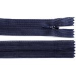 Prima-obchod Spirálový zip skrytý No 3 délka 30 cm dederon, barva 330 modrá tmavá – Hledejceny.cz