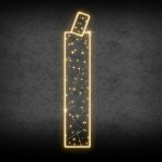 Eco Fix 2D LED světelné písmeno Í, 37 × 160 × 3 cm, teple bílá, závěsná, 3D tisk – Hledejceny.cz