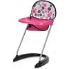 Výbavička pro panenky HAUCK Jídelní židlička puntíky růžová