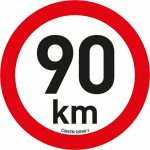 Samolepka omezení rychlosti 90km/h (20 cm) – Zboží Živě