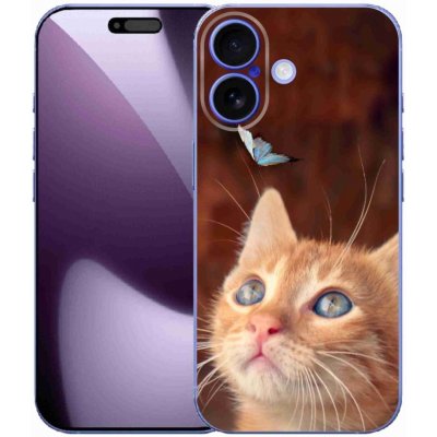 mmCase na iPhone 17 - motýl a kotě – Zboží Mobilmania