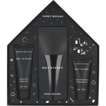 Issey Miyake Nuit D'Issey EDT 125 ml + sprchový gel 75 ml + balzám po holení 50 ml dárková sada