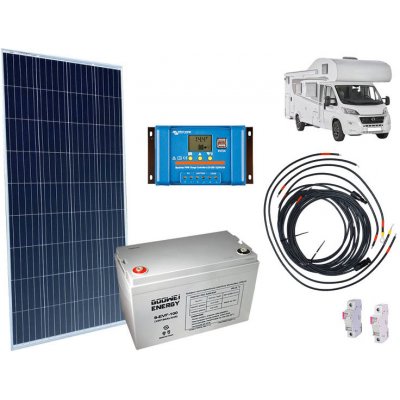 Victron Energy Solární sestava 175Wp baterie Goowei Energy 100Ah – HobbyKompas.cz
