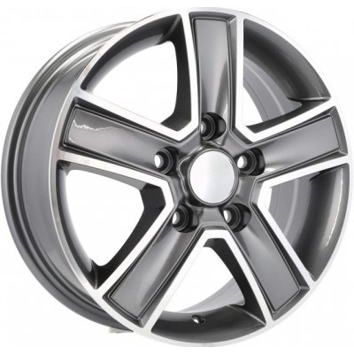 Racing Line BK473 6,5x15 5x160 ET58 polished graphite | Zboží Auto