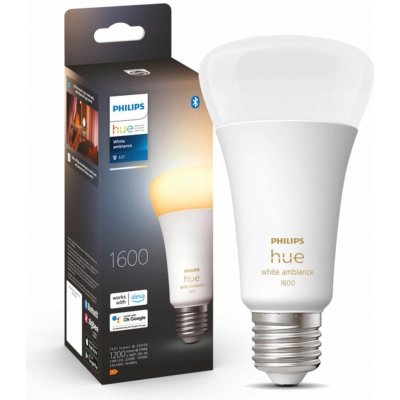 Philips LED žárovka E27 Hue 13W 100W White Ambiance 2200-6500K stmívatelná – Zboží Živě