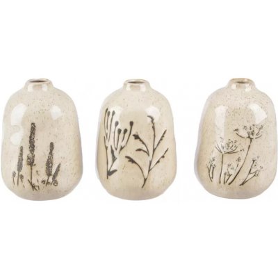Váza porcelán květ bílá 8x8x11 cm 3ASS – Hledejceny.cz