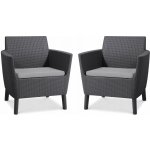 Keter Salemo Duo Set grafit 2 ks – Zboží Dáma