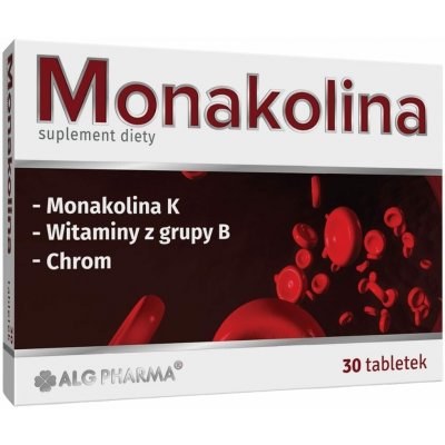 ALG Pharma Monacolin s vitamíny skupiny B a chromem 30 tablet – Hledejceny.cz