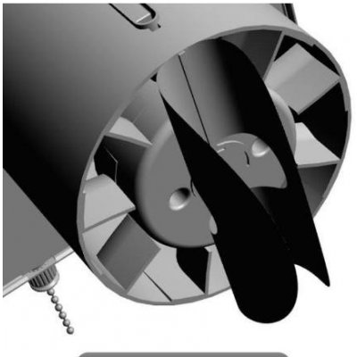 HACO Klapka zpětná plastová k ventilátoru AV, 150 mm 0943 – Zboží Mobilmania