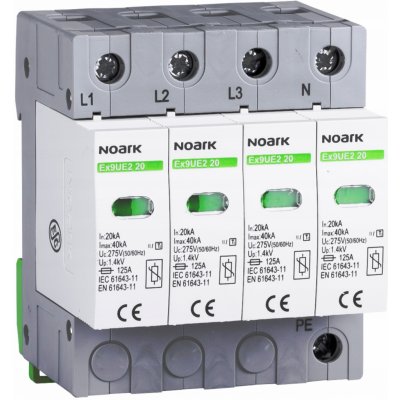 Noark třída 2 C , In=20 kA, Uc=275 VAC, 4pól Ex9UE2 20 4P 275 /103357/ – Hledejceny.cz