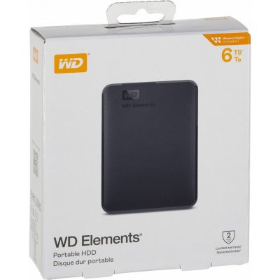 WD Elements Portable 6TB, WDBHJS0060BBK-WESN – Zboží Živě