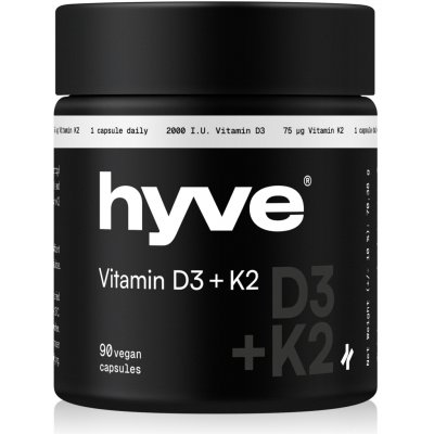hyve Vitamín D3+K2 90 kapslí – Hledejceny.cz
