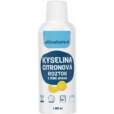 Allnature Kyselina citronová roztok 1000 ml – Zbozi.Blesk.cz