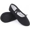 Dětské taneční boty Plátěné měkké baletní taneční piškoty černá