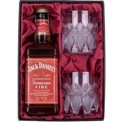 Jack Daniel's Fire Exclusive 0,28 l (dárkové balení 2 sklenice) – Zbozi.Blesk.cz