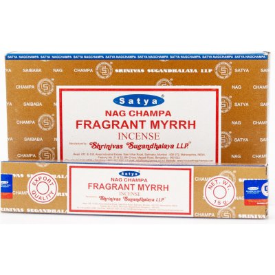Satya PK indické vonné tyčinky Fragrant Myrrh 15 g – Hledejceny.cz
