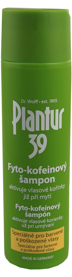 Plantur39 Fyto kofeinový šampon na barevné vlasy 250 ml