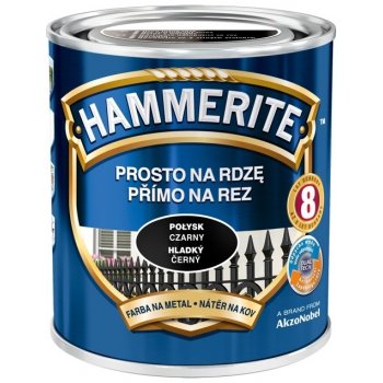 Akzo Nobel Hammerite přímo na rez, 0,70l hladká stříbrná