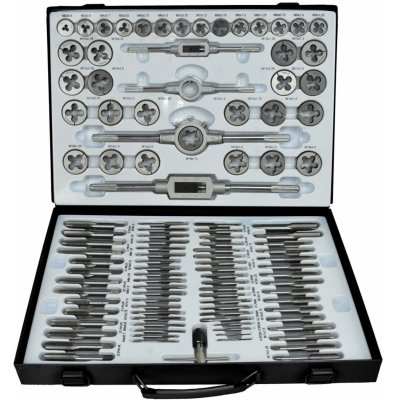 Sada závitníků a závitových oček 110ks, Geko K00065 – Hledejceny.cz