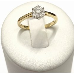 Zlatnictví Zlatíčko Zlatý zásnubní prsten s diamanty 990.00001