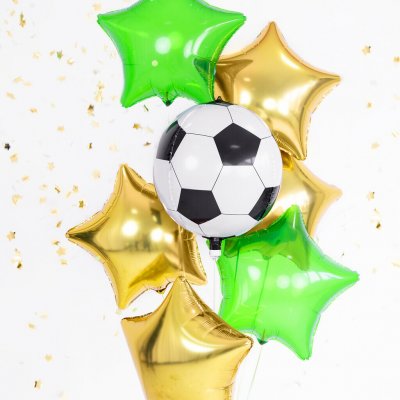 PartyDeco Fotbalový míč 40 cm fóliový balónek – Zboží Dáma