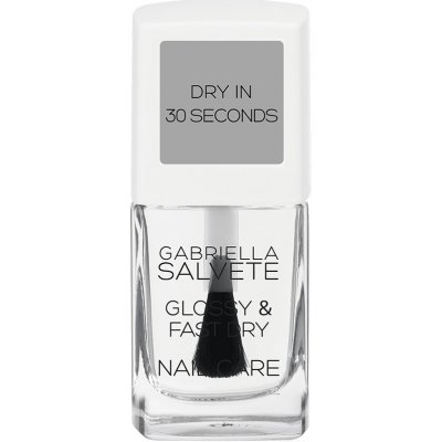 Gabriella Salvete Nail Care Glossy & Fast Dry rychleschnoucí vrchní lak na nehty 11 ml – Zboží Dáma