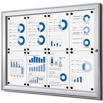 A-Z Reklama CZ Vitrína interier-exterier SCS8xA4B1 s protipožární certifikací B1 - 8xA4 – Zboží Živě