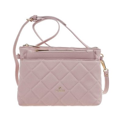 Verde dámská crossbody kabelka 16-7203 pink