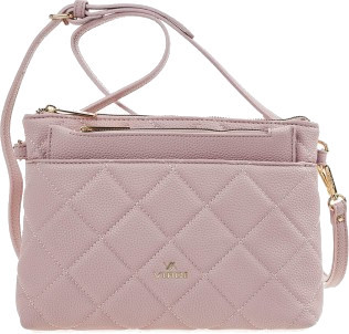 Verde dámská crossbody kabelka 16-7203 pink