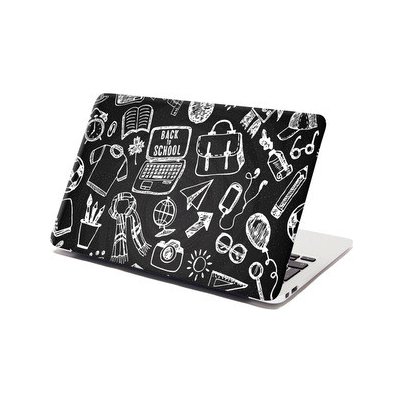 Sablio Samolepka na notebook Černobílá škola - 29x20 cm – Hledejceny.cz