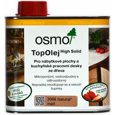 Osmo 3068 Top olej 0,5 l Natural – Zboží Mobilmania