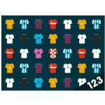 Desky na číslice Fotbal dresy – Zboží Mobilmania